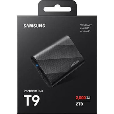 Накопитель SSD USB 3.2 2TB T9 Samsung (MU-PG2T0B/EU) | Зображення 2