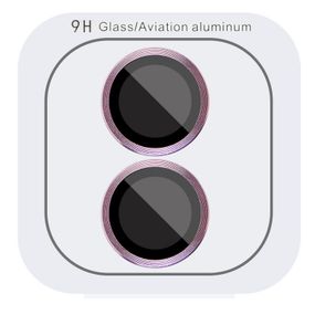 Захисне скло Metal Classic на камеру (в упак.) для Apple iPhone 16 (6.1") / 16 Plus (6.7") Рожевий / Pink