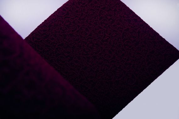 Жаккардовые чехлы на стулья без оборки Venera (натяжные) набор 6-шт 421 Бордовый | Зображення 4