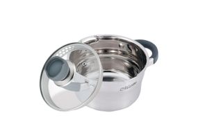 Кастрюля нержавеющая Maestro - 160 мм x 1,7 л с крышкой (MR-3507-16)