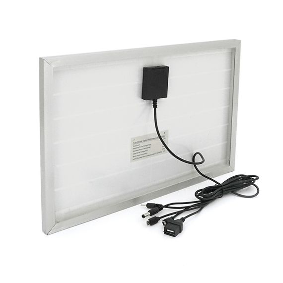 Солнечная панель 12W. Напряжение 6В. Ток 2А. Выход USB-A, mini-USB, micro-USB | Зображення 1