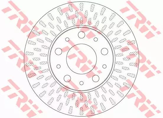 Диск гальмівний CITROEN/FIAT/PEUGEOT Jumper/Ducato/Boxer F D=279mm 06, TRW (DF4771S) | Зображення 1