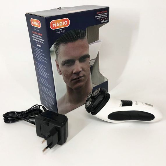 Портативная мужская бритва на аккумуляторе MAGIO, Мужская влагостойкая электробритва WA-91 | Зображення 1