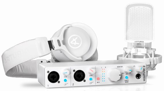 Набір для звукозапису Arturia MiniFuse Recording Pack (White)