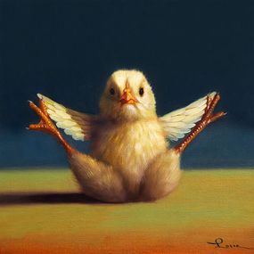 Йога курочка сидит под кутом ©Lucia Heffernan