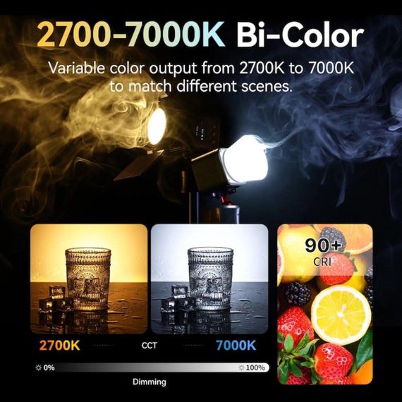 Відеосвітло Ulanzi Vijim L3 RGB COB Fill Light (UV-L052GBB1 L3 RGB) | Зображення 6
