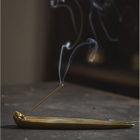 Підставка для пахощів Бамбуковий лист Без бренду 9150530