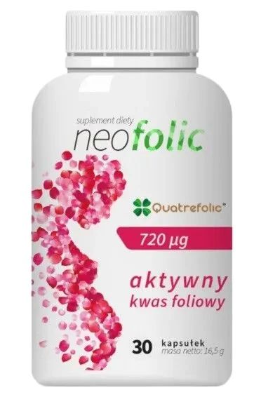 Neofolic Неофолик Неофолік  фолієва кислота 720 мкг 30 капсул | Зображення 1