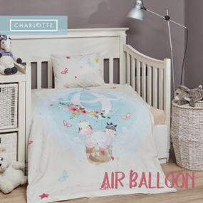 Комплект постельного белья в кроватку Charlotte Baby 100х150 Air Balloon