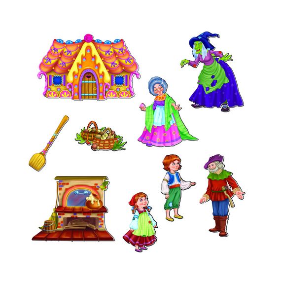 Настільна гра магнітний театр "Пряничний будиночок" Vladi Toys VT3206-54 Укр | Зображення 2