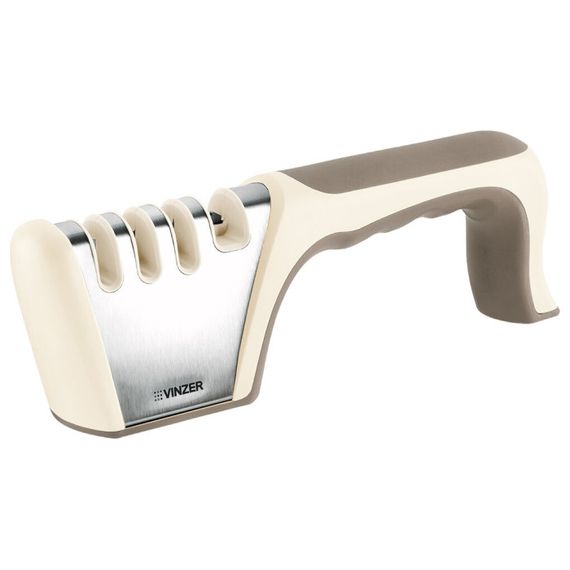 Точилка для ножів Vinzer Ivory 4 в 1 50534 4.7х8.6х24 см слонова кістка | Зображення 1