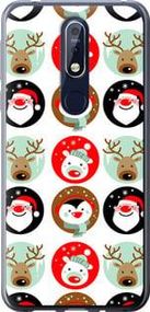 Чохол на Nokia 7.1 Christmas 2 із силікону FCh_050518