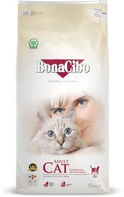 Сухий корм з куркою для котів BonaCibo Cat Adult Chicken & Rice with Anchovy, 15 кг