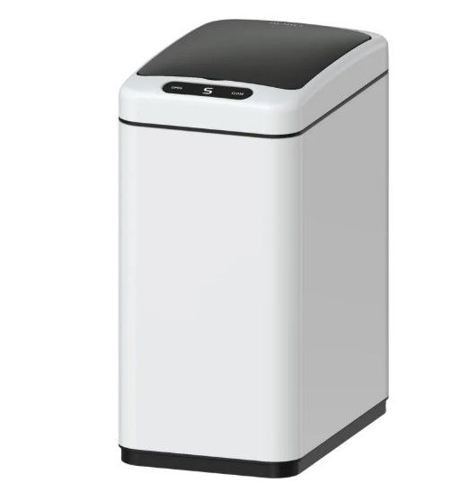 Відро для сміття сенсорне прямокутне Koer TC-020408-08 8 л білий (KR5589)