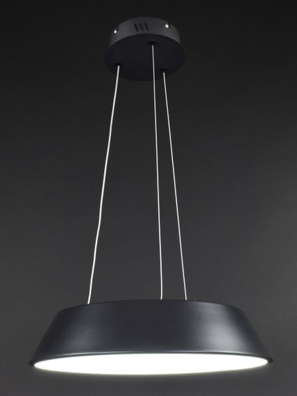 Люстра світлодіодна підвісна LED світильник для квартири на стелю лед з пультом 27567 Чорний 20-90х40х40 см. | Зображення 1