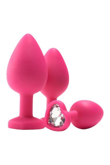 Набір анальних пробок Dream Toys FLIRTS PINK Sex Aura | Зображення 5