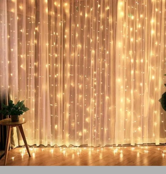 Гірлянда-водоспад LED 3м*3м 480-WW Теплий білий XPRO (47650-3905_372)