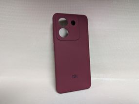 Чохол для Poco M7 Pro / Поко М7 Про, Lakshmi, з логотипом, м'який, протиударний, софт тач, бордовий