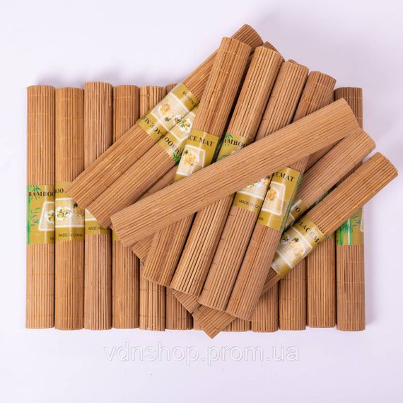 Сервировочные салфетки из бамбука, набор 24 шт 45×30 см для кухни и праздничного стола HB-40-6 | Зображення 3