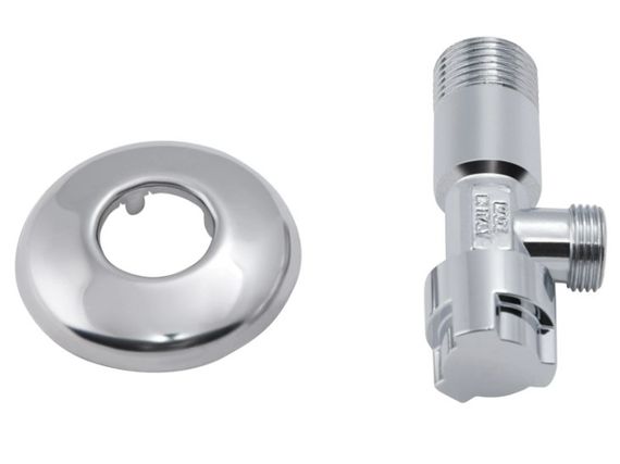 Кран приладовий буксовий Icma 1/2" х3/8" кутовий №519 (90519AC07) | Зображення 2