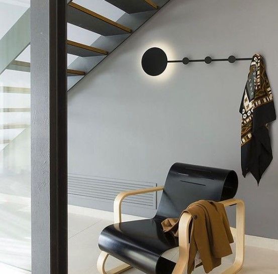 Бра LED 26632 Чорний 5х100х100 см.