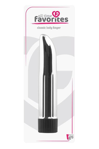Вібромасажер DREAM TOYS CLASSIC LADY FINGER SILVER | Зображення 1