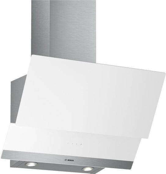 Вытяжка наклонная Bosch DWK065G20R - 60см./530 м3/белое стекло (DWK065G20R)