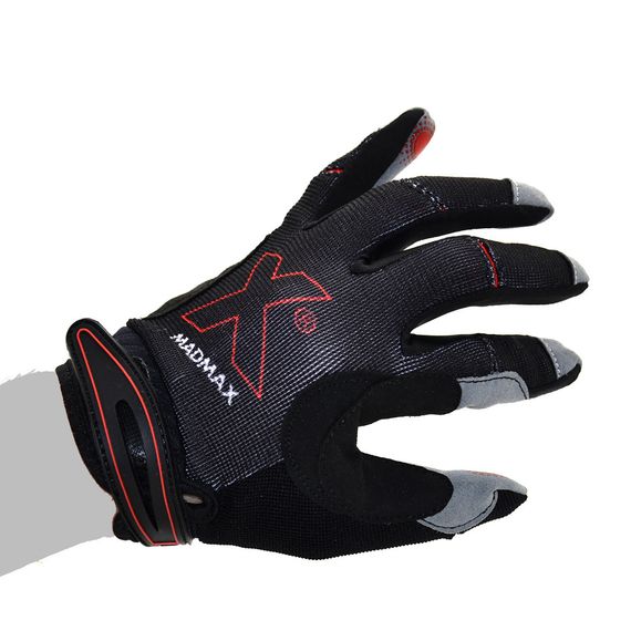 Рукавички для фітнесу MadMax MXG-103 X Gloves Black/Grey M | Зображення 1