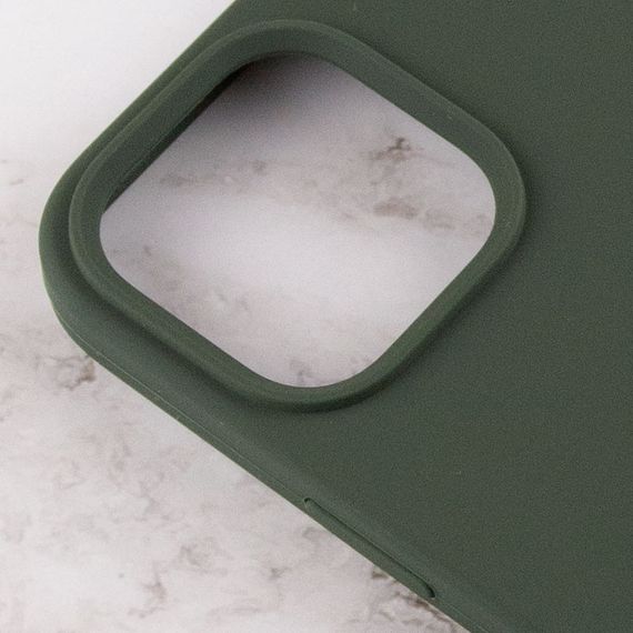 Чохол Silicone Case Full Protective (AA) для Apple iPhone 15 Plus (6.7") Зелений / Cyprus Green | Зображення 2