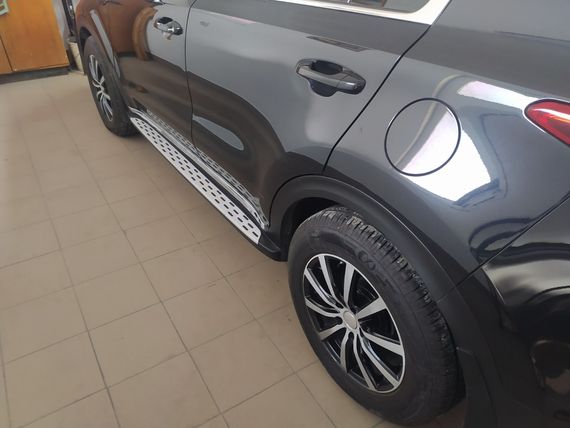 Боковые пороги OEM V2 для Kia Sportage 2015-2021 гг | Зображення 3