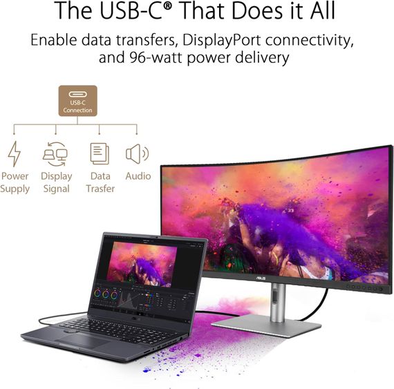 Монітор Asus 34.1&quot; ProArt PA34VCNV 2xHDMI 90LM04A0-B02370 | Зображення 6