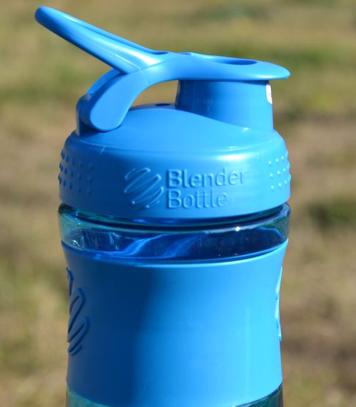 Шейкер спортивний (пляшка) BlenderBottle SportMixer Flip 28oz/820ml Cyan | Зображення 3