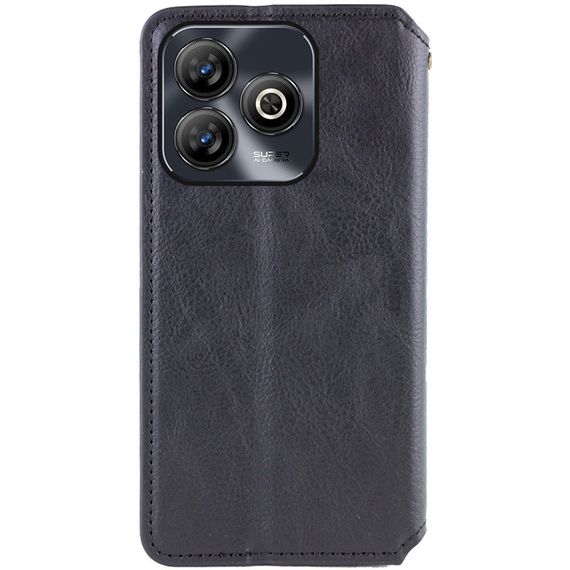 Шкіряний чохол-книжка GETMAN Cubic (PU) для ZTE Blade A75 4G Чорний | Зображення 3