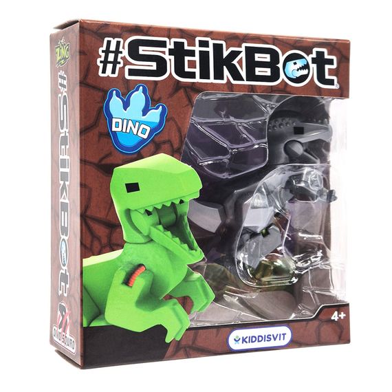 Фигурка для анимационного творчества Пахицефалозавр Stikbot TST622DN_UAKD-1(Grey)