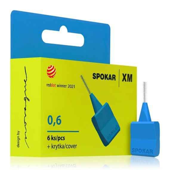 Міжзубні йоржики SPOKAR "XM" 0,6mm., сині