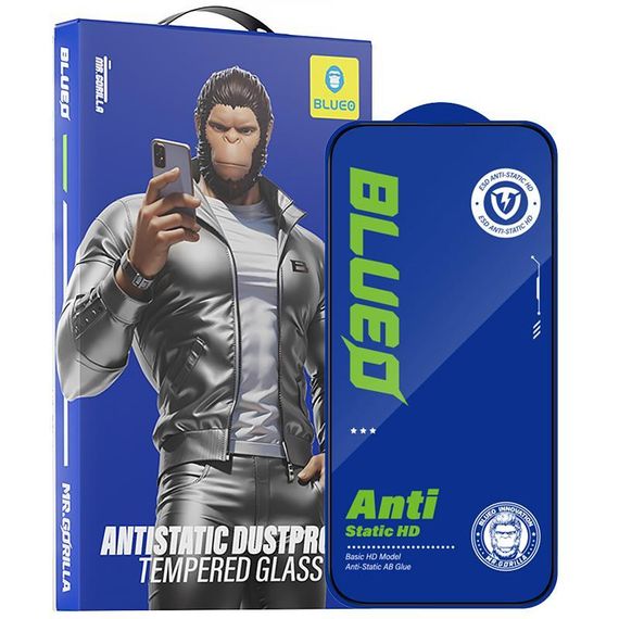 Защитное 2.5D стекло Blueo Full Cover HD для Apple iPhone 16 Pro Max (6.9") Черный