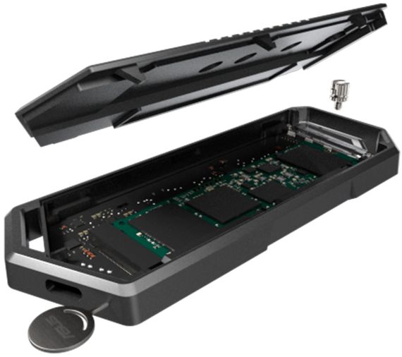ASUS Корпус до SSD M.2 PCIe NVMe STRIX ARION (90DD02H0-M09000) | Зображення 4