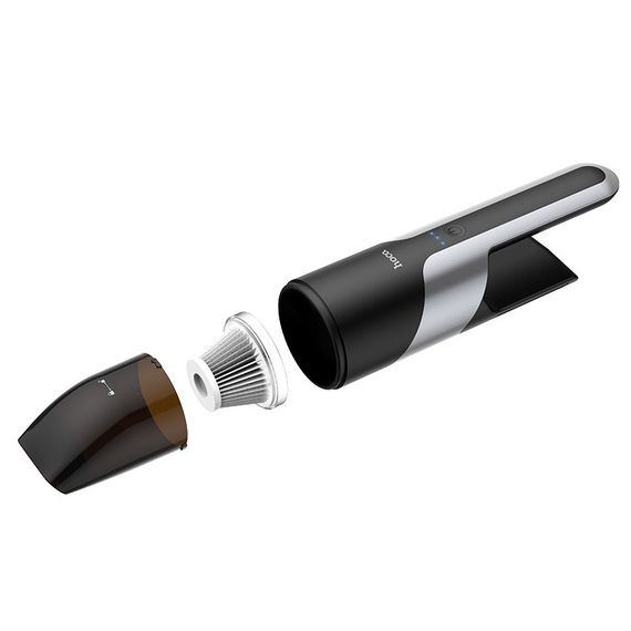 Портативный пылесос Hoco PH16 Azure portable car vacuum cleaner Black / Silver | Зображення 2