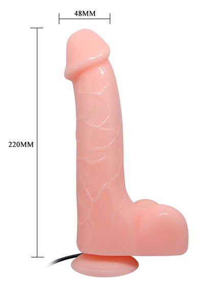 Вибратор на присоске BAILE - Barbara Multi-speed vibration, BW-008074ZSY Sex Aura | Зображення 5