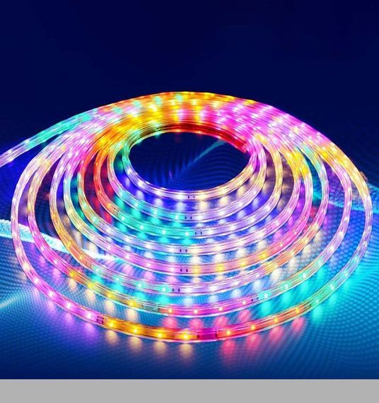 Світлодіодна RGB стрічка 10м, від мережі 220V, різнокольоровий, XPRO, BL-220V-144L-10M (47820-144L_471) | Зображення 7