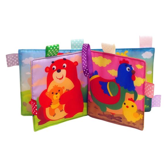 Мягкая книжка-пищалка "Мама и малыши" Книжковий хмарочос 403747 | Зображення 1