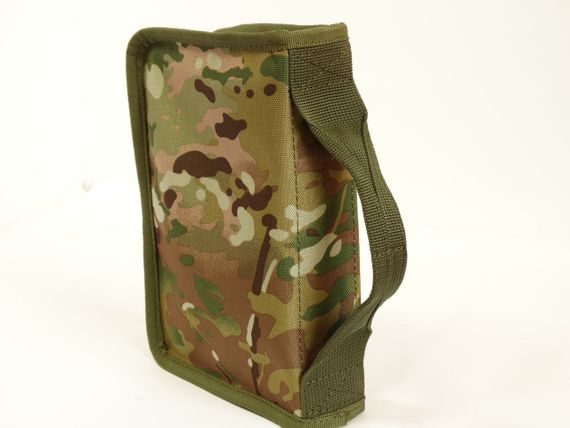 Сумка-патронташ закрита для 50 BMG на 20 набоїв перенесення та зберігання патронів патронташ мультикам | Зображення 5