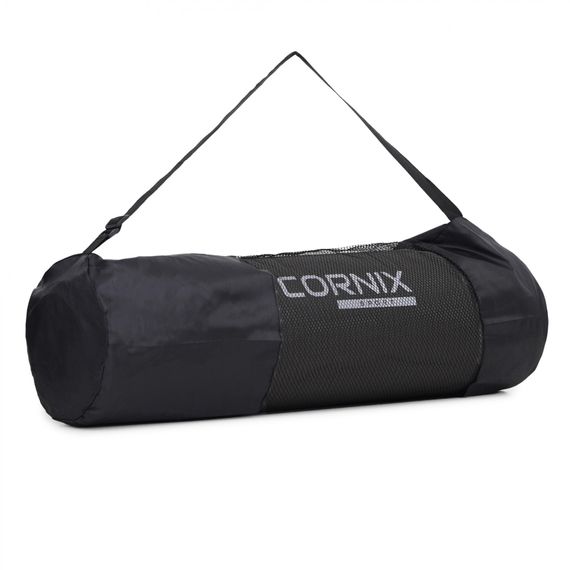 Килимок спортивний Cornix NBR 183 x 61 x 1 cм для йоги та фітнесу XR-0013 Black | Зображення 3