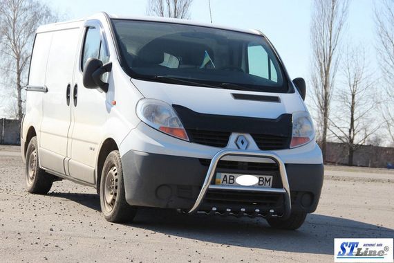Кенгурятник QT-Spec (нерж.) для Renault Trafic 2001-2015 гг | Зображення 1