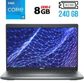 Ультрабук Dell Latitude 5430 / 14" (1920x1080) IPS / Intel Core i5-1235U (10 (12) ядер по 1.3 - 4.4 GHz) / 8 GB DDR4 / 240 GB SSD M.2 / Intel Iris Xe Graphics / WebCam / USB 3.2 / HDMI / Windows 10 б/у