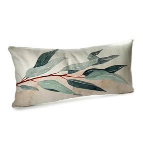 Подушка для дивану оксамитова Гілочка 50x24 см (52BP_FLORA003)