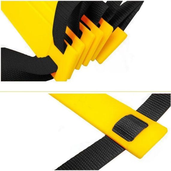 Координаційні сходи для тренування швидкості Power System PS-4087 Agility Speed Ladder Black/Yellow | Зображення 4
