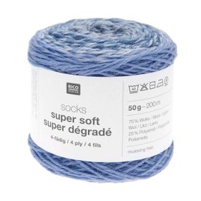 Шкарпеткова пряжа Rico Design Socks Super Soft Super Degrade, 008