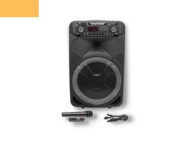 Акумуляторна акустична система XPRO GT-6023 колонка валіза 180Вт USB, SD, FM радіо, Bluetooth, мікрофон, ДУ (MER-14792)