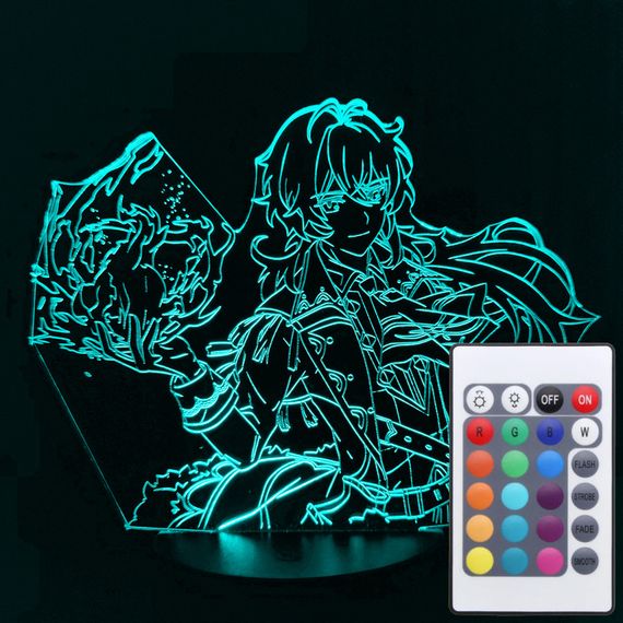 Акриловый светильник-ночник с пультом 16 цветов Дилюк 2 tty-n001302